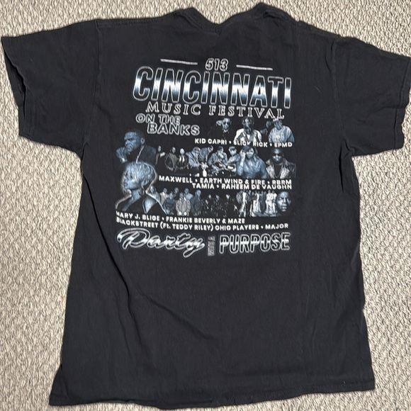2019 Cincinnati Music Festival Rap T-Shirt - Picture 4 of 5